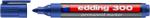 edding Marker permanent Edding 300, varf rotund, 1.5 - 3 mm, albastru (ED3003)