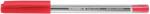 Schneider Pix SCHNEIDER Tops 505M, unica folosinta, varf mediu, corp transparent - scriere rosie (S-150602) - birotica-asp