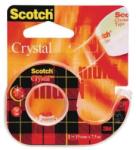 3M Dispenser cu banda adeziva transparent cristal, se rupe usor, 19mm x 7.5m, 3M - SCOTCH Crystal (3M105)