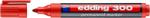 edding Marker permanent Edding 300, varf rotund, 1.5 - 3 mm, rosu (ED3002)
