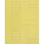  Dosar Basic plic, A4, carton, 10 bucati/set, galben (RQ010625)