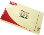 APLI Notite adezive, Apli, 75 x 75 mm, galben, 100 file (AL010976) - birotica-asp