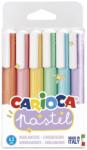 CARIOCA Textmarkere, 6 buc/set, CARIOCA Pastel - culori pastel (CA-43033) - birotica-asp