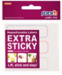  Notes autoadeziv extra-sticky 25 x 88mm, 3 x 30 file, Stick"n - alb (HO-21682)