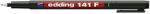 edding Marker permanent Edding 141F, 0.6 mm, negru (ED1411)