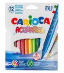 CARIOCA Carioca, varf flexibil - 3mm (tip pensula), 12 culori/cutie, CARIOCA Acquarell (CA-42747)