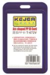  Suport PP tip arc, pentru carduri, 55 x 85mm, vertical, 5 buc/set, KEJEA - bleumarin (KJ-T-672V)