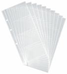 DURABLE Rezerva clasor pentru carti de vizita Durable, transparent, 80 pozitii, PVC, 10buc/set (DB238719)