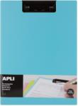 APLI Clipboard dublu premium Apli, format A4, realizat din polipropilena, albastru deschis (AL017206)