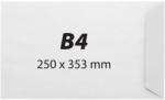  Plic B4, 250 x 353 mm, alb, banda silicon, 100 g/mp, 250 bucati/cutie (KF60205) - birotica-asp