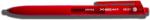  Pix PENAC X-Beam XB-107, rubber grip, 0.7mm, clema plastic, corp rosu - scriere rosie (P-BP0107-02)