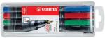 STABILO Marker permanent Stabilo Universal OHP 842, corp plastic, varf rotund, 0.7 mm, 4 bucati/set (SW8414)