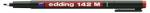 edding Marker permanent Edding 142M, 1.0 mm, rosu (ED1422)