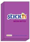  Notes autoadeziv 76 x 51 mm, 100 file, Stick"n - roz neon (HO-21162)