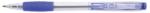 Office Products Pix cu mecanism, rubber grip, varf 0.7mm, Office Products - albastru (OF-17015611-01) - birotica-asp