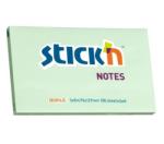  Notes autoadeziv 76 x 127 mm, 100 file, Stick"n - verde pastel (HO-21156)