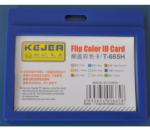  Suport PP tip flip, pentru carduri, 85 x 55mm, orizontal, 5 buc/set, KEJEA - bleumarin (KJ-T-665H)
