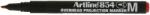 ARTLINE OHP Permanent marker ARTLINE 854, varf mediu - 1.0mm - rosu (EK-854-RE) - birotica-asp