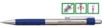  Creion mecanic metalic PENAC Pepe, rubber grip, 0, 5mm, varf metalic - accesorii bleumarin (P-SB0102-11)
