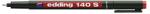 edding Marker permanent Edding 140S, 0.3 mm, rosu (ED1402)