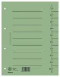 DONAU Separatoare carton manila 250g/mp, 300 x 240mm, 100/set, DONAU - verde (DN-8610001-06) - birotica-asp