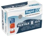 RAPID Capse RAPID 43/8G textile, 10.000 buc/cutie - pentru capsator RAPID Classic K1 Textile (RA-24872300) - birotica-asp