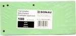 DONAU Separatoare carton pentru biblioraft, 190 g/mp, 105 x 235mm, 100/set, DONAU Duo - verde (DN-8620100-06PL) - birotica-asp