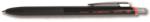  Pix PENAC X-Beam XBM107, rubber grip, 0.7mm, clema metalica, corp negru - scriere rosie (P-BP0207-02)