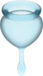 Satisfyer Feel Good Menstrual Cup Light Blue