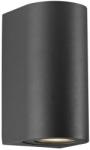Nordlux Asbol kültéri fali lámpa, fekete, 3000K melegfehér, beépített LED, 6, 5 W , 150 lm, 84971003 (84971003)