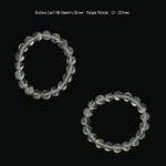  Bratara Cuart Alb Diametru 56 mm - Margele Rotunde - 10 - 10, 9 mm