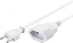  Cablu prelungitor de alimentare Euro T-M Alb 5m, kpsm5w (KPSM5W)