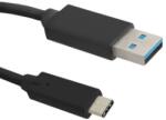 USB 3.1 Type-C(M) / USB 3.0 A(M) 0.1m Fekete kábel Gembird CCP-USB3-AMCM-0.1M
