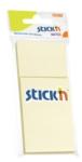 STICKN Notes autoadeziv 38 x 51 mm, 3 x 100 file/set, Stick"n - galben pastel (HO-21127)