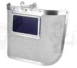 Uvex Kohász arcvédő, sisakra szerelhető, 300 x 170 mm-es acélháló, kobaltkék üveg 60677-es (GAN60677)