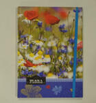 Lizzy Card Keményfedeles gumis napló/olvasónapló, Geo Flora (A5) (D_5997416526758_3gf)