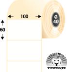 Tezeko 100 * 60 mm, öntapadós papír etikett címke (1000 címke/tekercs) (P1000006000-004) - dunasp