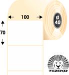 Tezeko 100 * 70 mm, öntapadós papír etikett címke (1000 címke/tekercs) (P1000007000-002) - dunasp