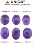  Pandantiv Ametist Uruguay Oval cu Gaura - 34-42 x 26-31 x 10-12 mm - ( XL ) - 1 Buc