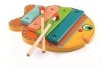 DJECO Xilofon din lemn cu 4 note muzicale, Djeco (DJ06001) Instrument muzical de jucarie