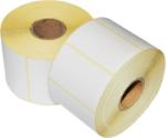 Tezeko 40 mm * 25 mm, öntapadós műanyag etikett címke (5000 címke/tekercs) (M0400002500-002)