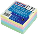 DONAU Notite adezive, Donau, color pastel, 400 file, 76x76 mm (DN100880)