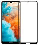 Huawei Y6 2019 / Y6s 2019 / Y6 Pro 2019 Üvegfólia - fekete tokbarát Slim 3D üvegfólia - tokgalaxis