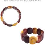  Bratara Jasp Mokait Diametru 58 mm - Margele Dreptunghi -23 x 19 mm