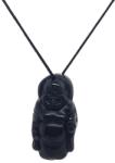  Pandantiv din Obsidian Curcubeu Buddha - 32 x 17 x 10 mm - 1 Buc