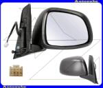 SUZUKI SX4 2009.09-2013.08 /RW/ Visszapillantó tükör jobb, elektromos, domború tükörlappal, fekete borítással /szögletes csatlakozós/ FT3607203