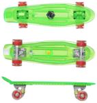 Sportmann Penny board Mad Cruiser Full LED ABEC 7-verde - Sportmann Skateboard