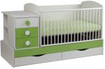 Bebe Design Patut copii transformabil Silence Alb-Verde - caruciorcopii - 1 640,00 RON