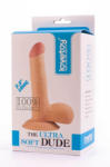Lovetoy Dildo cu ventuza The Ultra Soft Dude 18 cm Dildo