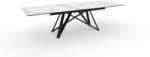 LuxD Széthúzható kerámia étkezőasztal Callen 180-220-260 cm szürke